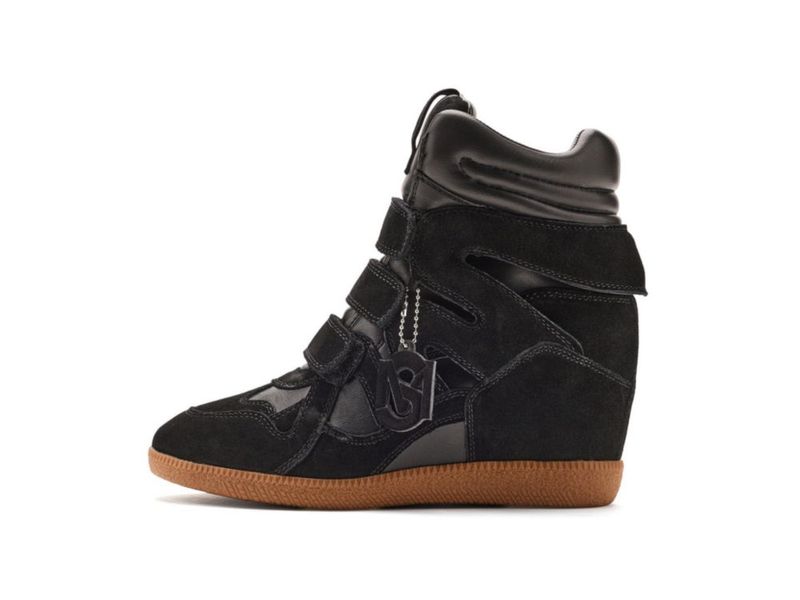 Zapatilla para mujer Steve Madden Mavis de ante negro talla 9.5