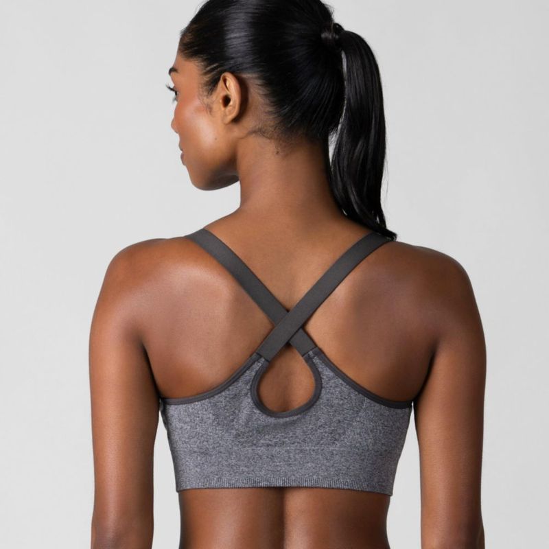 New Balance Sujetador Deportivo 2 Pack Sin Costuras y Sin Aros Soporte Medio