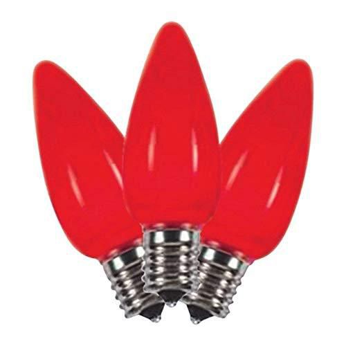 Juego de 25 luces LED navideñas Overstock C9 SMD rojas