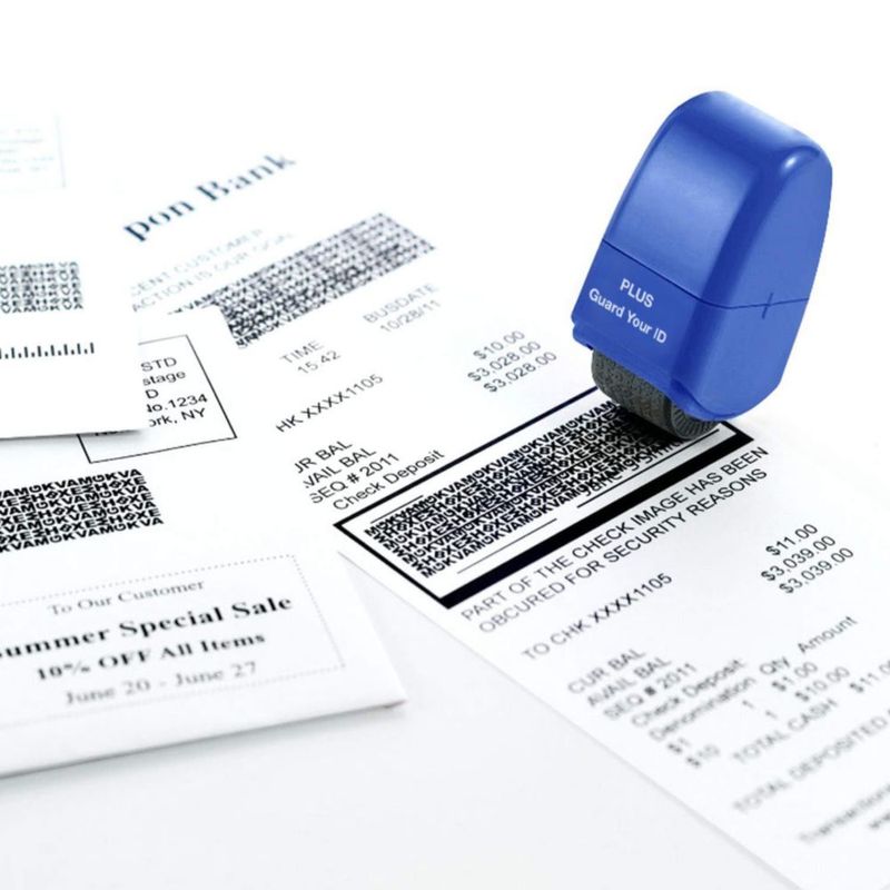 Sello de Protección de Identidad PLUS – Pack de 4 colores