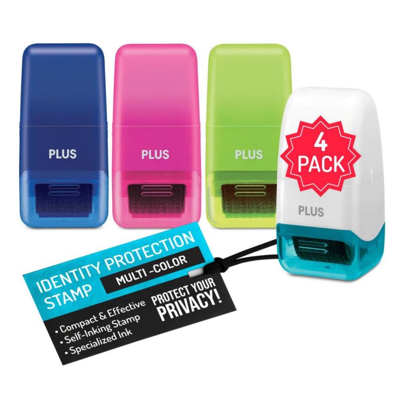 Sello de Protección de Identidad PLUS – Pack de 4 colores