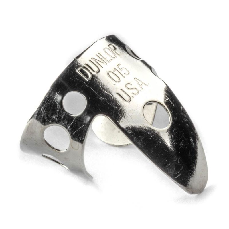 Púas de dedo Jim Dunlop de níquel plata 038 mm – paquete de 50