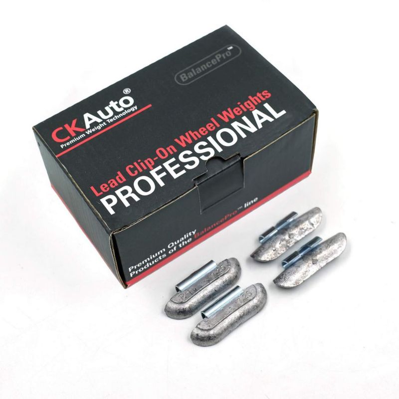 Contrapesos de Rueda CKAuto 35 g de Plomo con Clip - 25 uds/caja