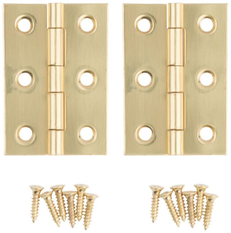 Bisagra STANLEY 5 cm Bronce Cepillado (2 piezas)
