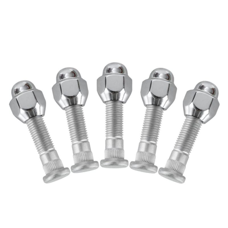 Juego de tuercas y pernos de rueda Mysttoo M12x1.25 10 piezas cromo