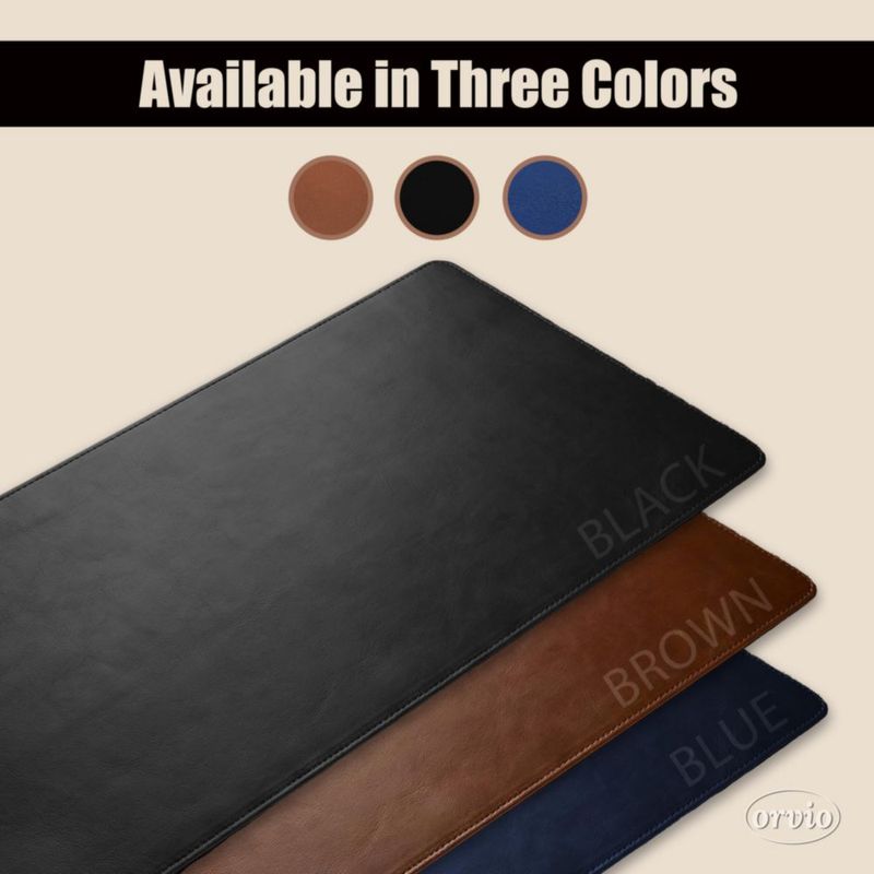 Alfombrilla de Escritorio Orvio X-Large Extended Gaming Negra