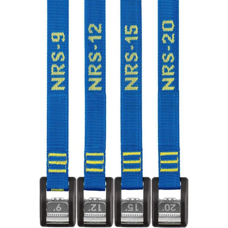 Par de correas de carga NRS 45 m con hebilla y protector azul
