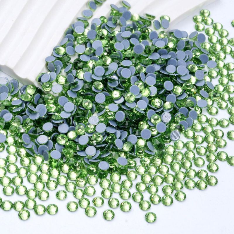Strass MEIBITE 14400 piezas SS16 Verde Claro Hotfix