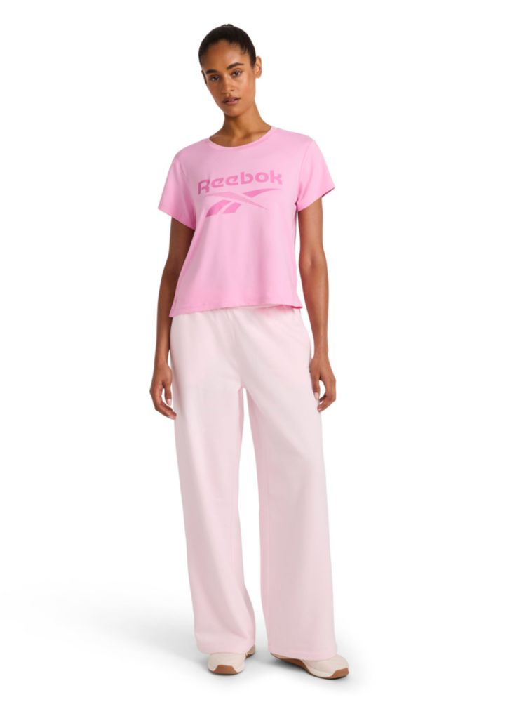 PANTALONES Reebok Mujer 76 cm Pierna Ancha Frosted Berry Talla M