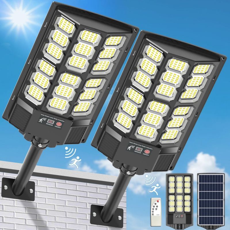 Luminaria Solar para Calle Mutois con Sensor de Movimiento e Impermeable