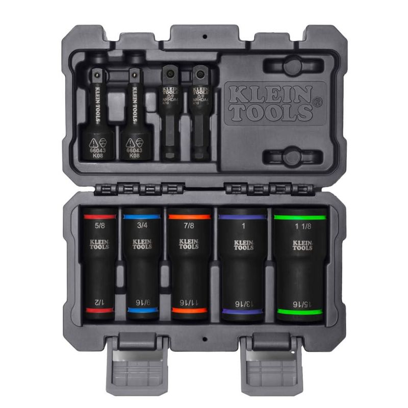 Juego de vasos KLEIN TOOLS 2 en 1 codificado por colores de 12 puntos