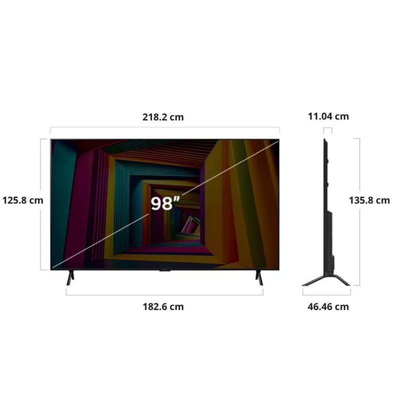 TELEVISOR LG DE LED MOD. 98UT9050PSA WEBOS 98" SMART TV ThinQ AI UHD 4K TECNOLOGÍA HDR PROCESADOR Alpha 8 AI 4K