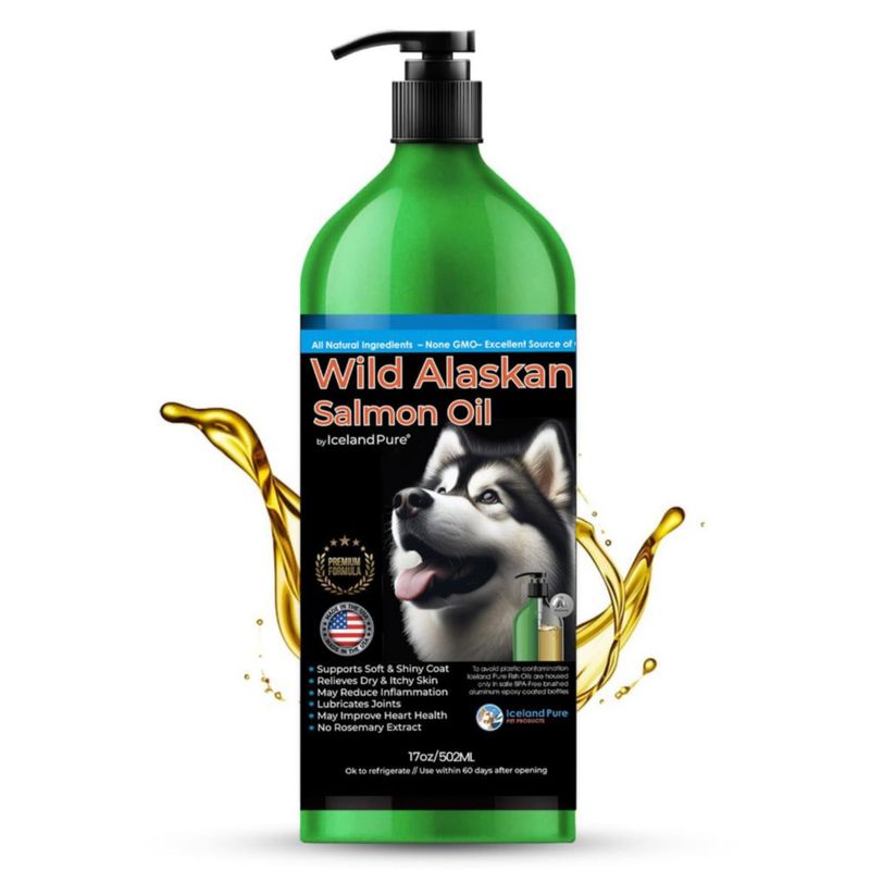 Aceite de Salmón Iceland Pure 502 ml Omega‑3 1043 mg