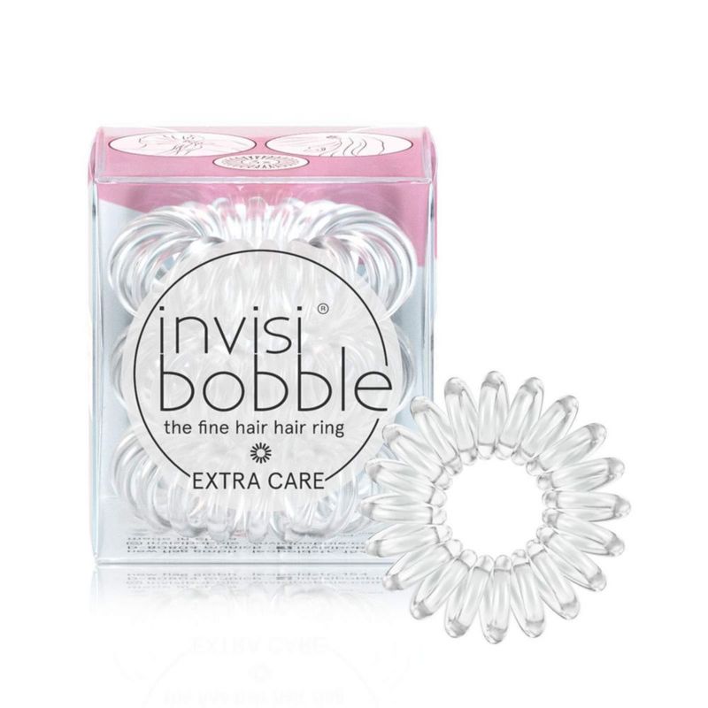 Juego de 3 gomas invisibobble Extra Care transparentes