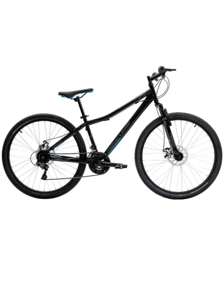 BICI MERCURIO MTB RADAR R26 NEGRO 21V CUADRO DE ACERO RINES DE ALUMINIO FRENOS EFICIENTES DE DISCO ASIENTO AJUSTABLE TIJERA DE SUSPENSIÓN