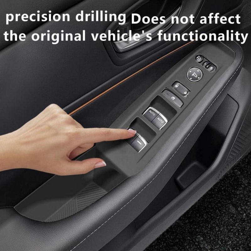 Cubierta de Panel de Interruptor de Silicona para Honda Accord 2023‑2025 – Negro (Temmis)