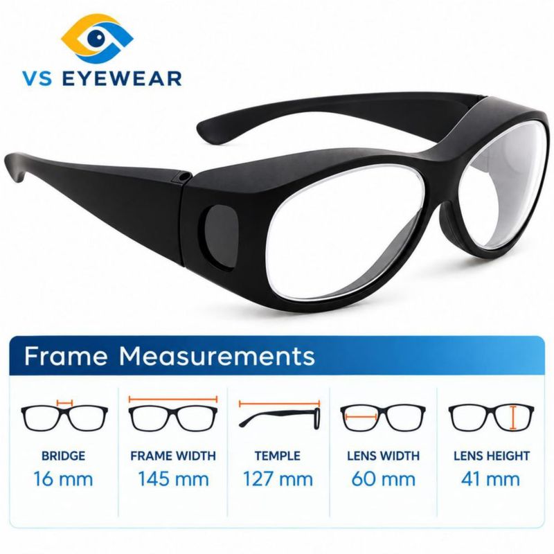 Gafas de seguridad Phillips 90 g negras tipo sobre 075 mm PbEq
