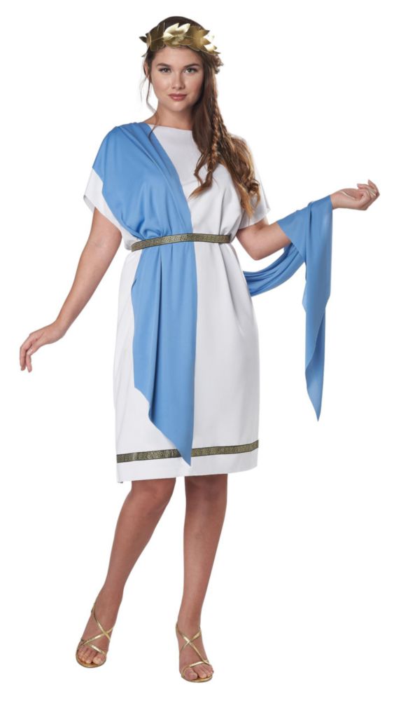 Disfraz de Toga para Adultos California Costumes Blanco L/XL (44-46")