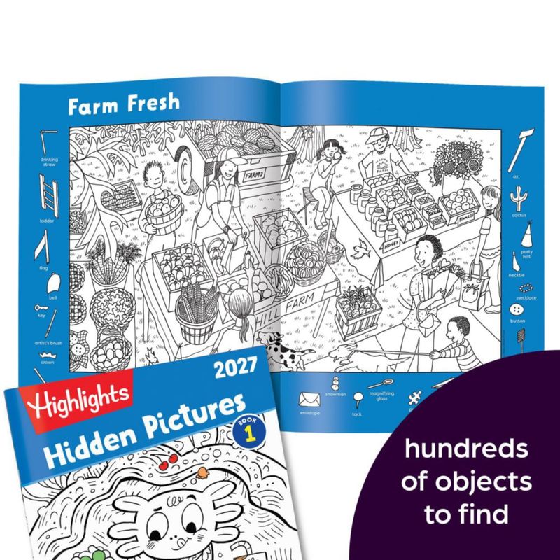 PUZZLES Highlights 2027 Imágenes Ocultas - Set de 4 Libros