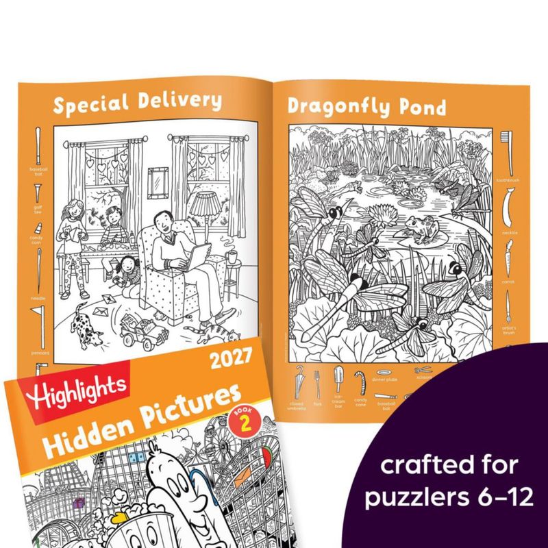 PUZZLES Highlights 2027 Imágenes Ocultas - Set de 4 Libros