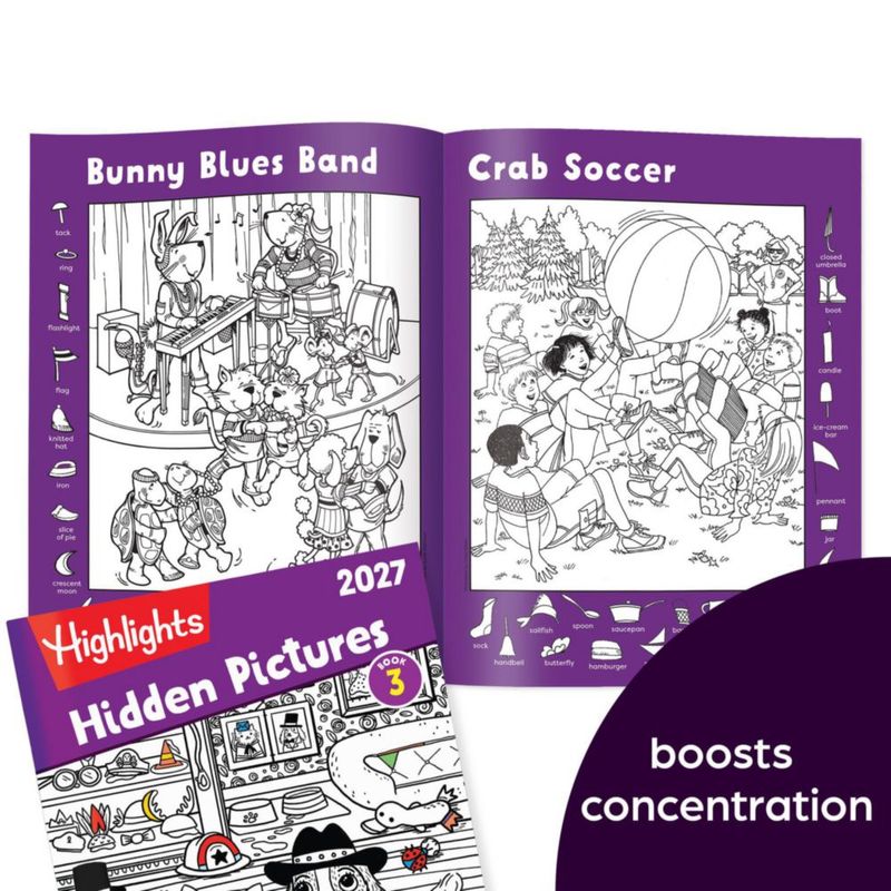 PUZZLES Highlights 2027 Imágenes Ocultas - Set de 4 Libros