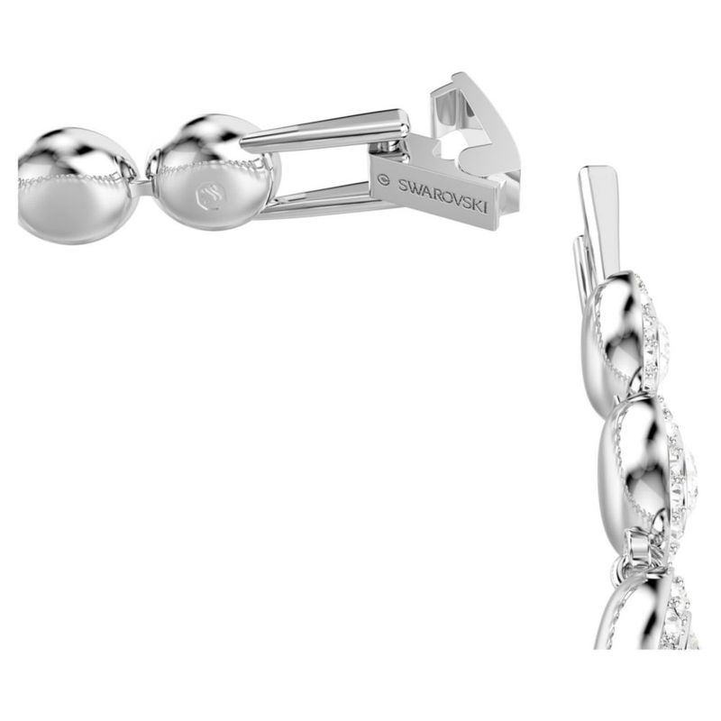 Pulsera Swarovski Una Angelic Cristal Transparente con Rodio 15‑18 cm