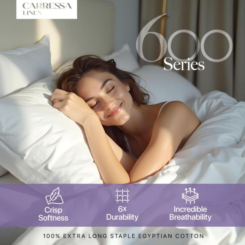 Funda Nórdica Carressa Linen Queen 224 × 224 cm Gris - Juego de 3 piezas
