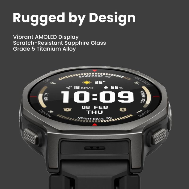 Reloj Amazfit T-Rex 3 Pro 44mm Zafiro AMOLED GPS