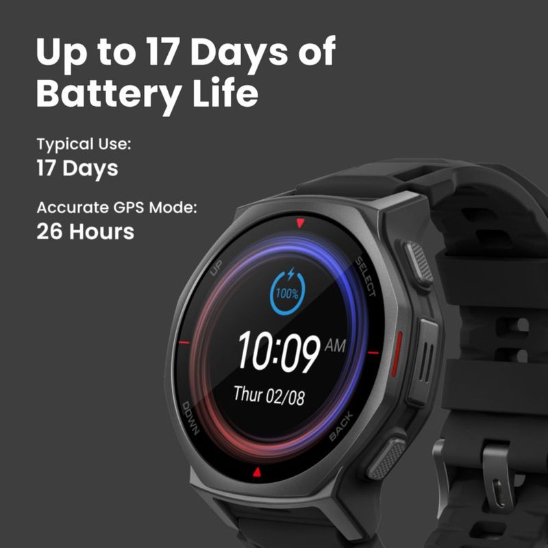 Reloj Amazfit T-Rex 3 Pro 44mm Zafiro AMOLED GPS