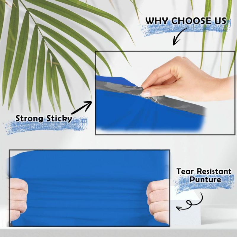 Sobres de Polietileno Yens 15 x 23 cm Pack de 200 Azul Autocierre