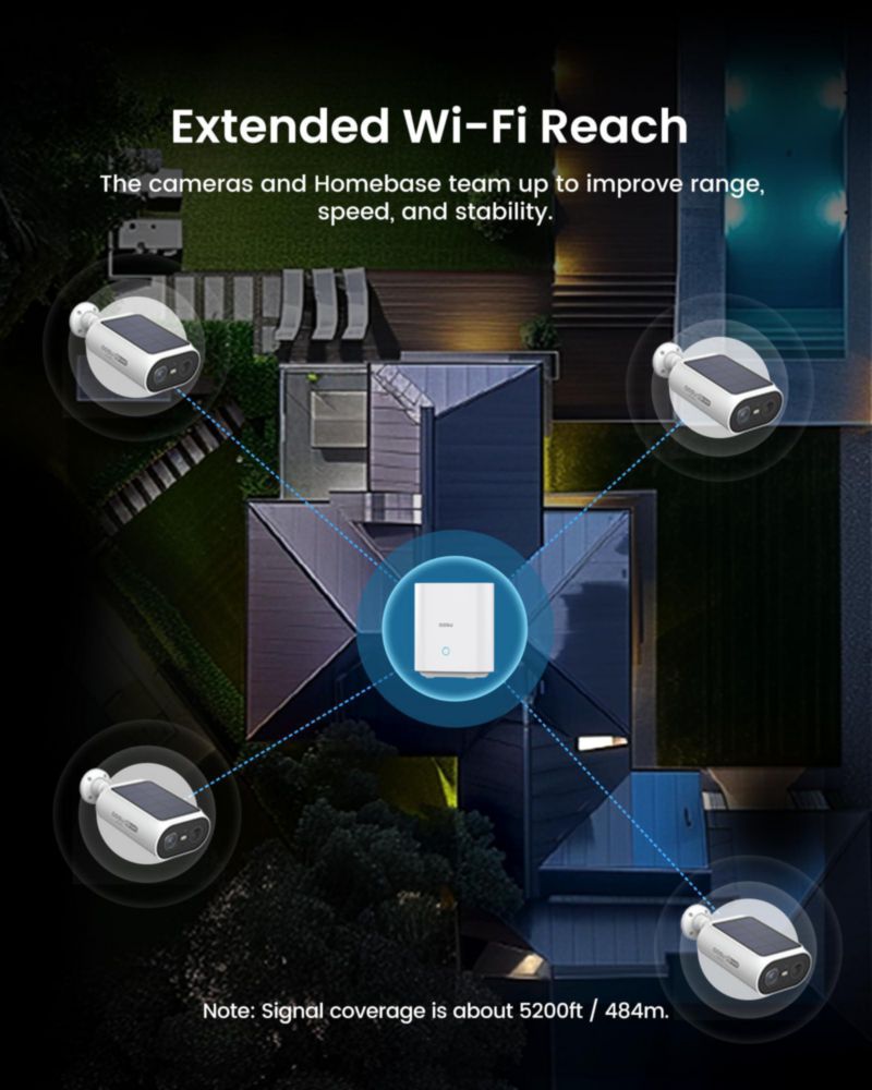 Cámaras de seguridad AOSU Solar Wireless 2K Color Night Vision