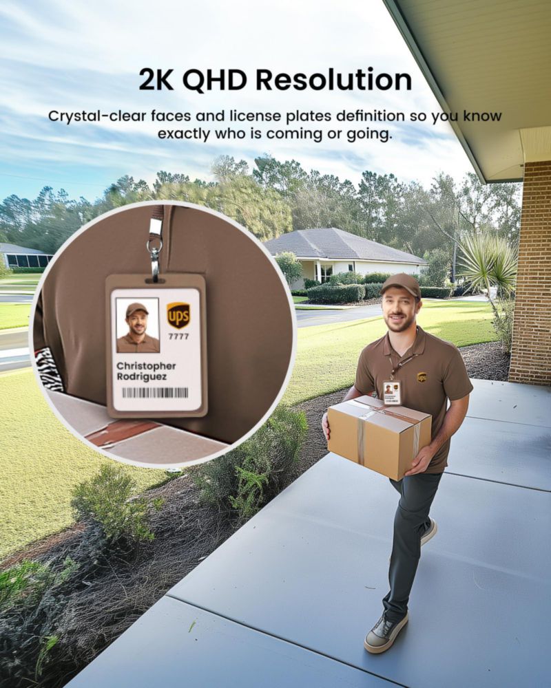 Cámaras de seguridad AOSU Solar Wireless 2K Color Night Vision