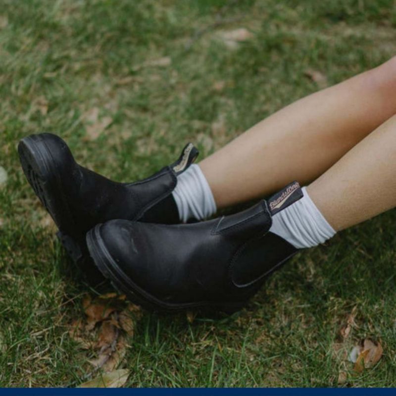 Botas Blundstone 558 de cuero negro tipo Chelsea talla 3.5 AU