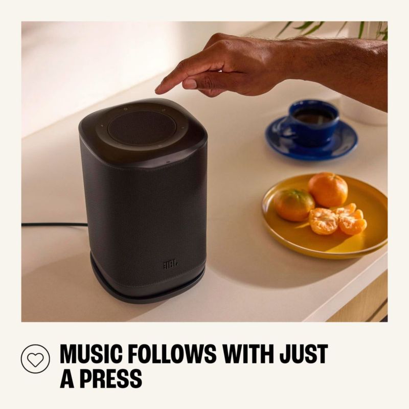 Altavoz JBL Cove P1 Wi‑Fi Alexa+ Blanco