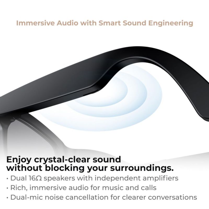Gafas AI Supersonic SC-601G con cámara de 8MP y Bluetooth 5.3