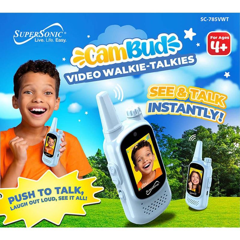 Walkie Talkie Supersonic SC-785VWT 2.0" Video Rosa