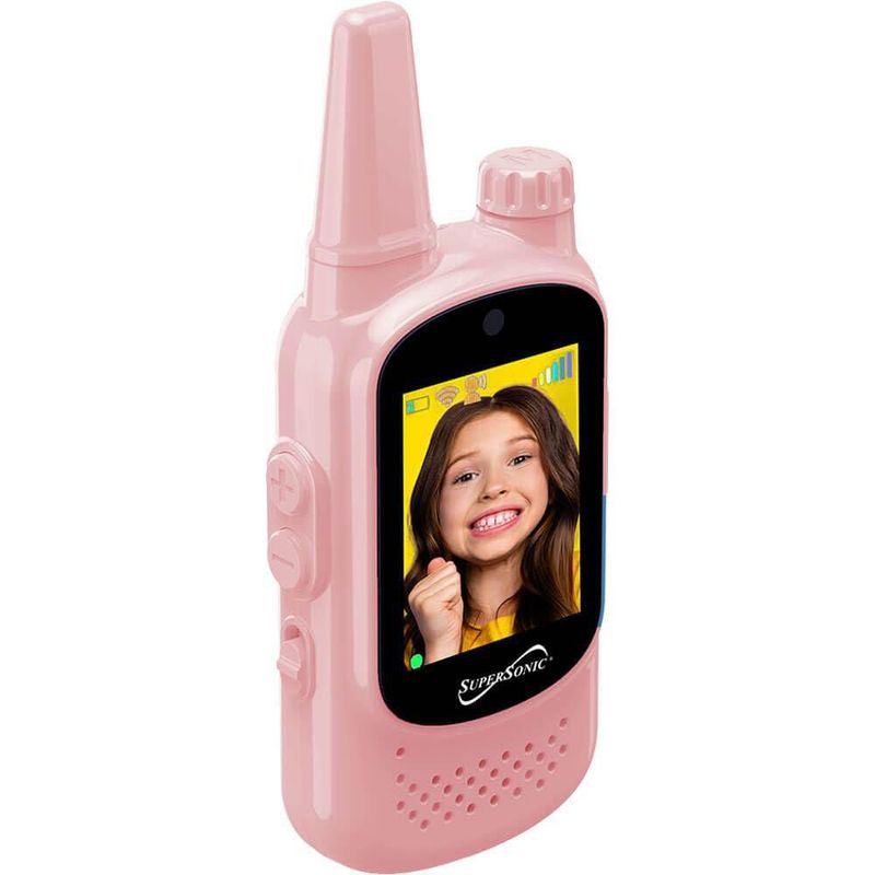 Walkie Talkie Supersonic SC-785VWT 2.0" Video Rosa
