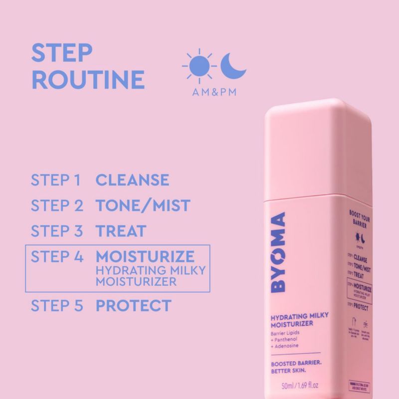 Crema hidratante BYOMA 50 ml Hidratante Lechosa Suave