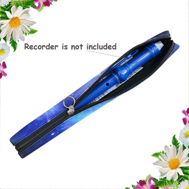 Bolsa para Flauta Auteey 33 cm de Tela Oxford Azul