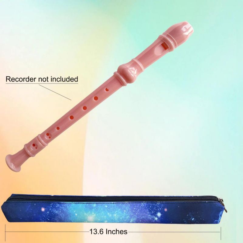 Bolsa para Flauta Auteey 33 cm de Tela Oxford Azul