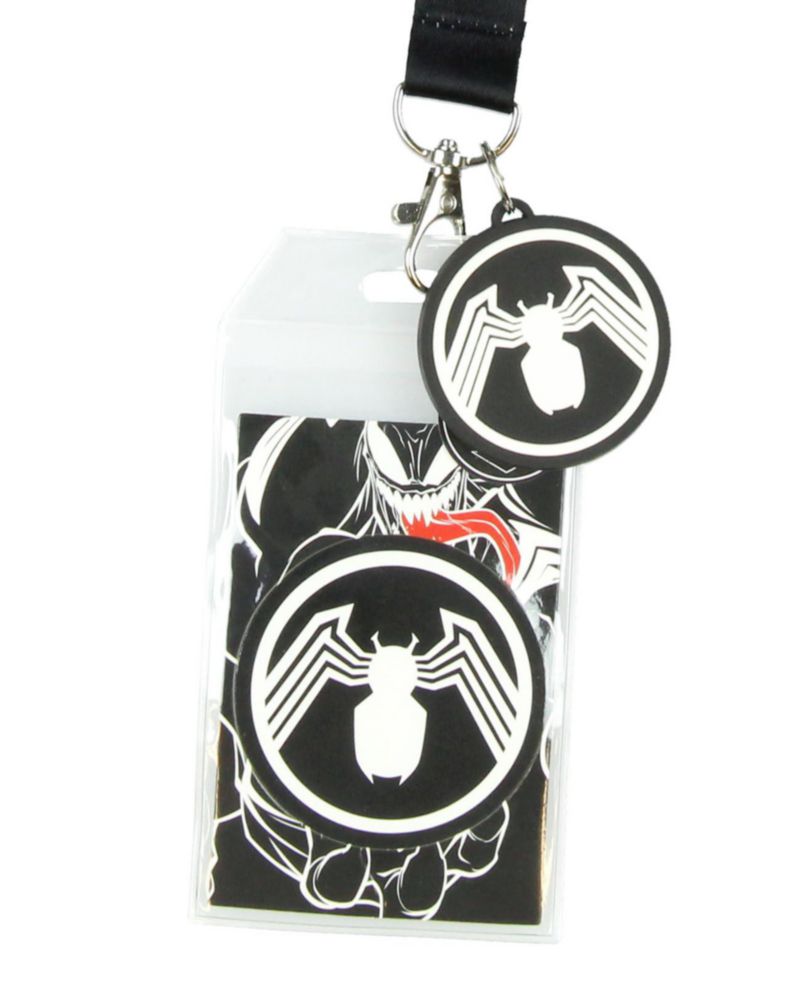 Porta Credenciales Bioworld Venom con Colgante de 5 cm y Pegatina