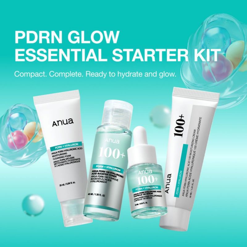 Kit de Cuidado de la Piel ANUA PDRN Glow Essential Starter Kit