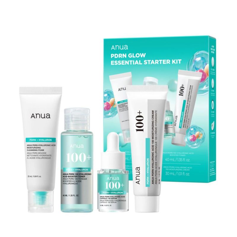 Kit de Cuidado de la Piel ANUA PDRN Glow Essential Starter Kit