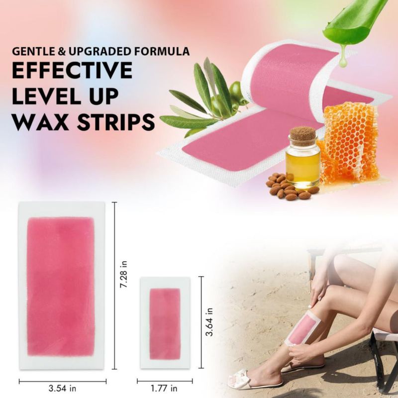 Bandas depilatorias Waxkiss Gentle 70 unidades kit de depilación