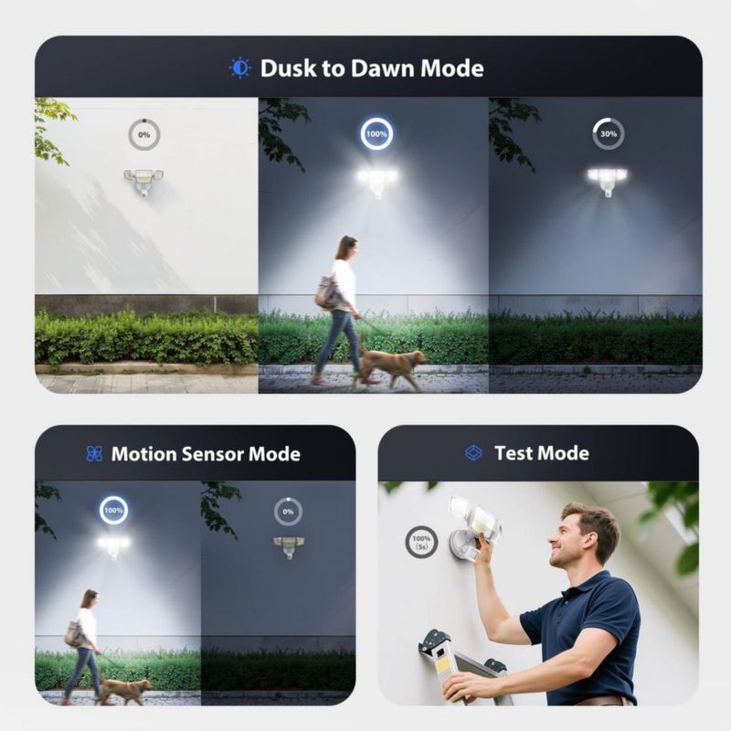 Luz de Inundación Onforu con Sensor de Movimiento 10.000 lm 110 V