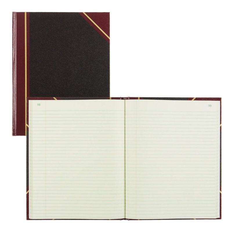 Libro de Registro Nacional 26 cm x 21 cm 150 páginas negro