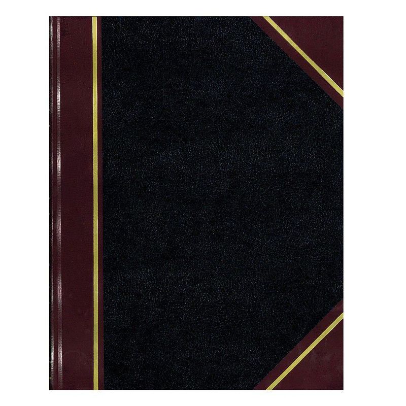 Libro de Registro Nacional 26 cm x 21 cm 150 páginas negro