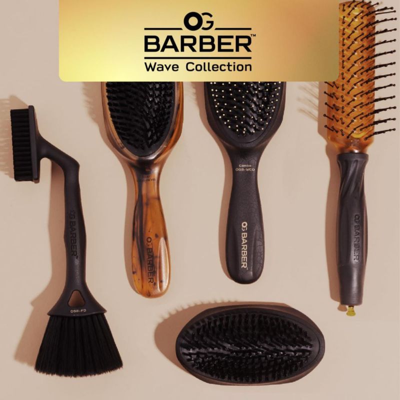 Cepillo de Pelo Olivia Garden con Cerdas Veganas de Jabalí – Negro