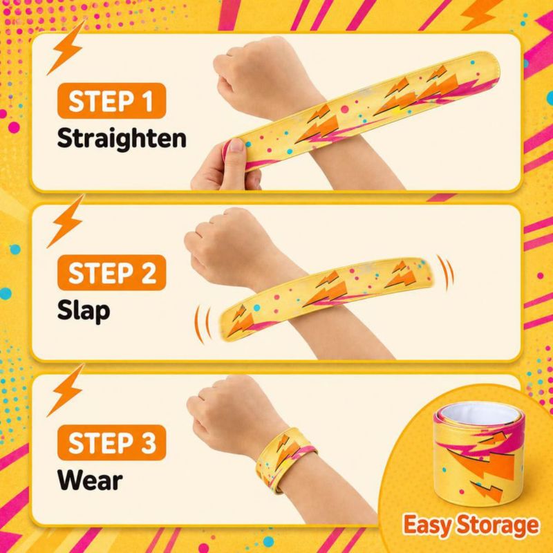 Pulseras de choque Lottmopi - Pack de 24 con diseños de dibujos animados