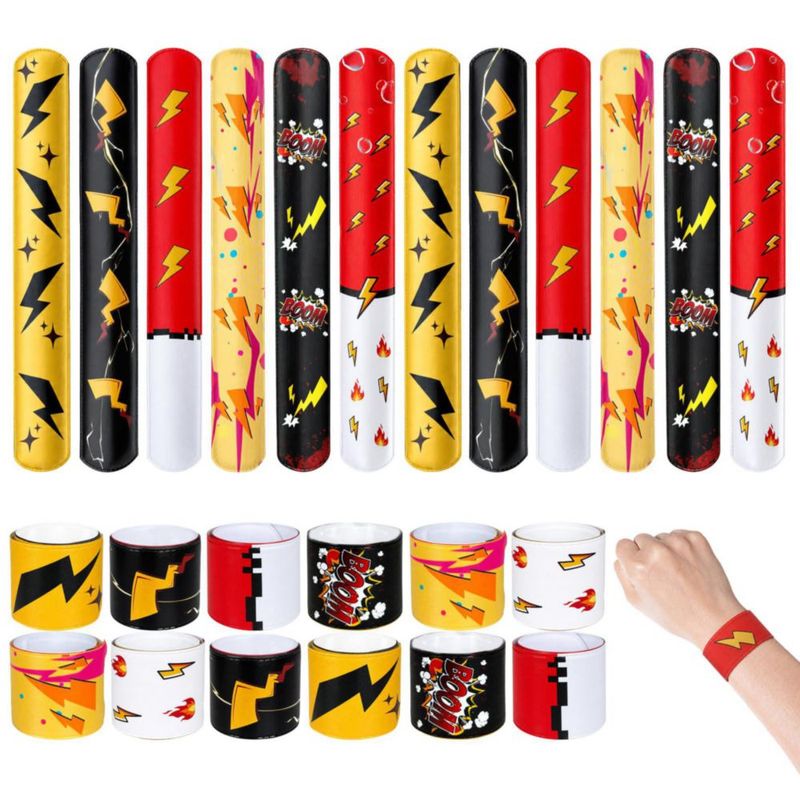 Pulseras de choque Lottmopi - Pack de 24 con diseños de dibujos animados